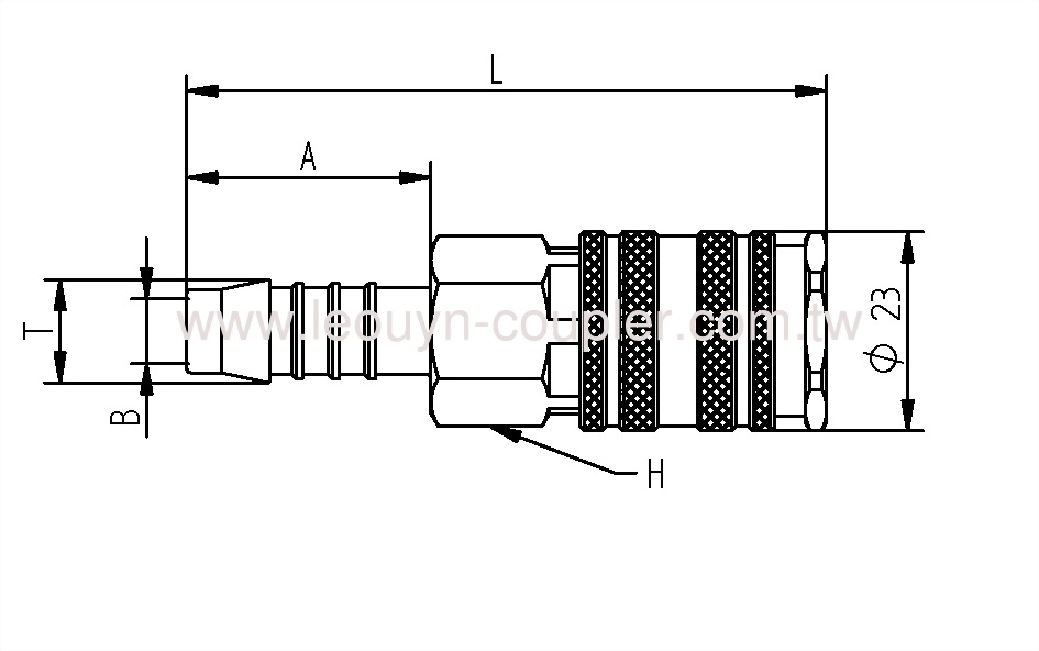 Hose Barb One-Touch Coupler