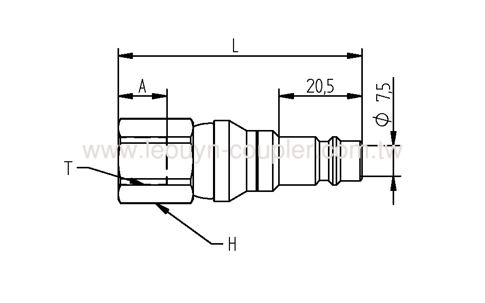 Female Ball-Swivel Plug