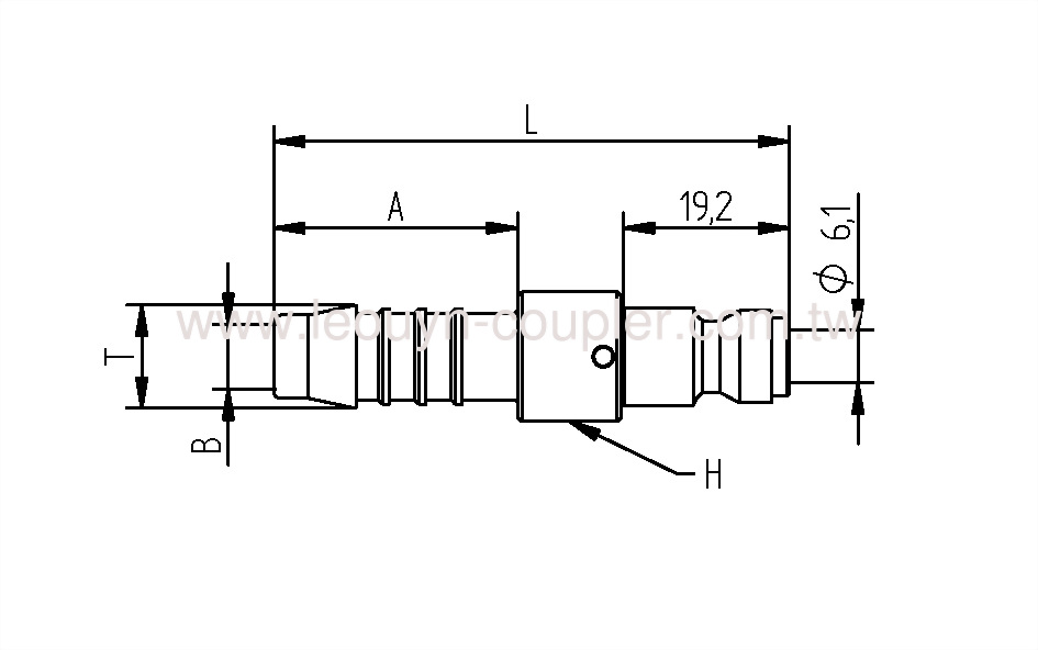 Hose Barb Swivel Plug