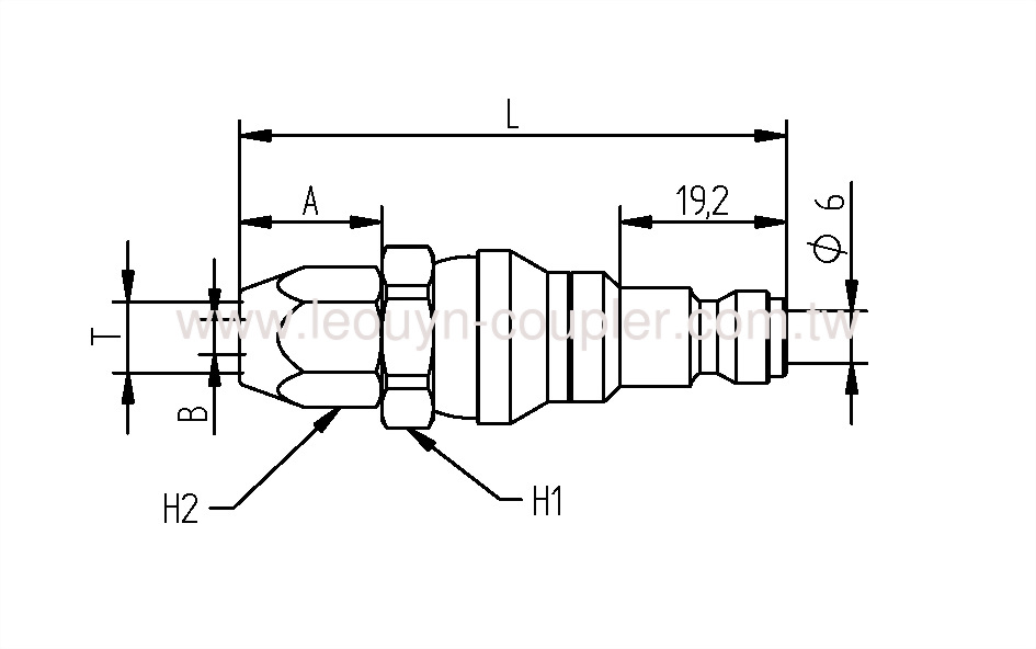 Hose Ball-Swivel Plug