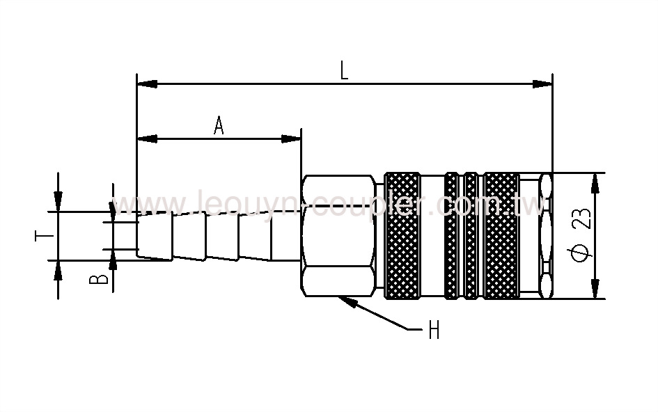 Hose Barb One-Touch Coupler