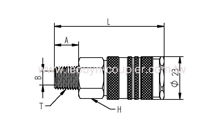 Male One-Touch Coupler