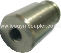 1/4" slip lock end connector (single hole 180゜)