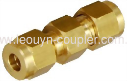1/4" brass OD connector