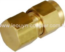 1/4" brass OD end connector