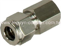 1/4" stainless steel 316 OD female connector