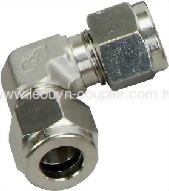 1/4" stainless steel 316 OD elbow connector