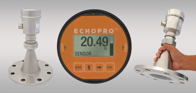 EchoPro® LR26 Radar Liquid Level Sensor