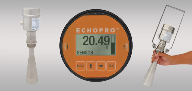 EchoPro® LR36 Radar Solids Level Sensor