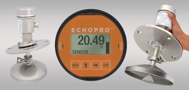 EchoPro® LR46 Radar Solids Level Sensor