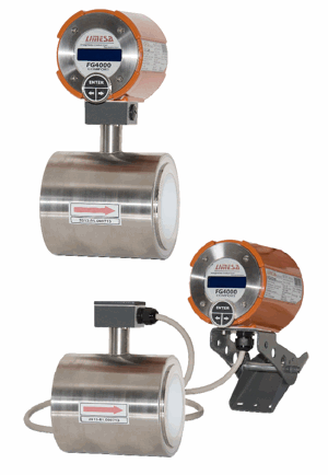 Electromagnetic Flowmeters with W or Wss flow tube – wafer design