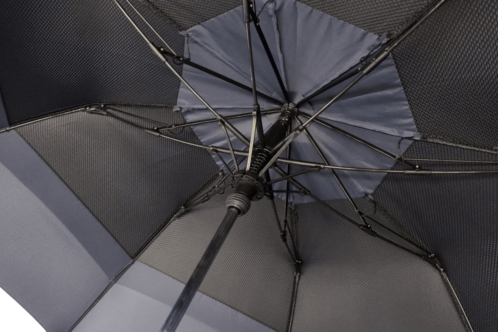 Double Canopy Wind Resistant Folding Umbrella