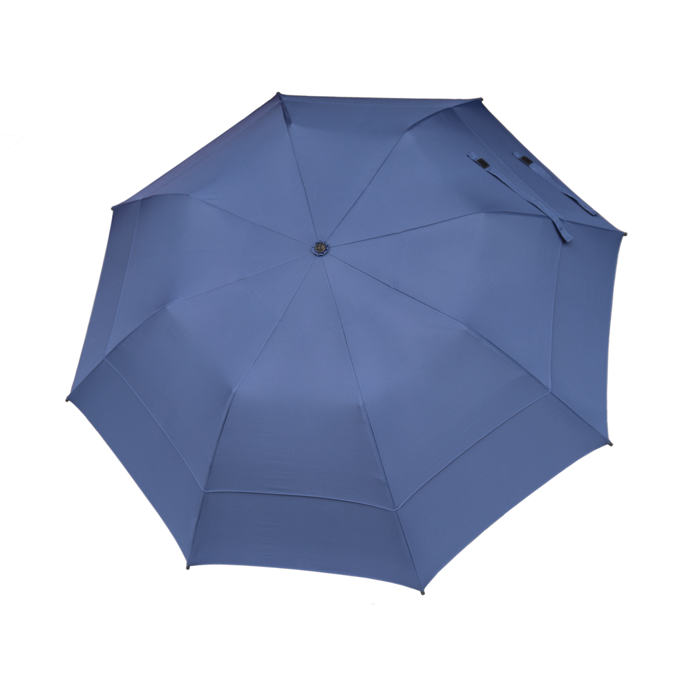 Double Canopy Wind Resistant Folding Umbrella