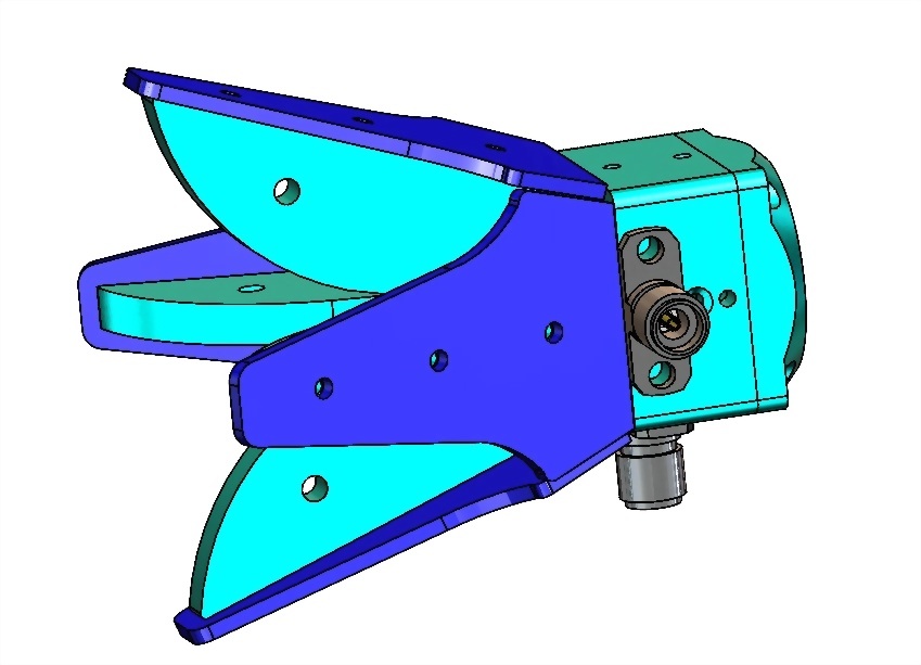 Open Boundary Quad-Ridged Horn Antenna