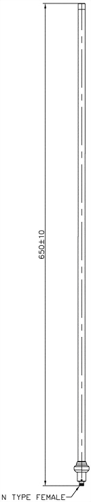 Omni Directional Antenna for 3.3 ~3.8 GHz
