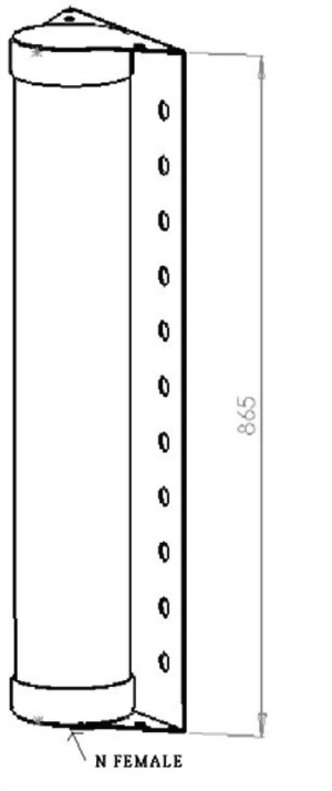 Directional Sector Antenna for 824~896MHz