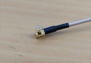 UHF JACK BULKHEAD To R/A MCX FOR RG-316 CABLE
