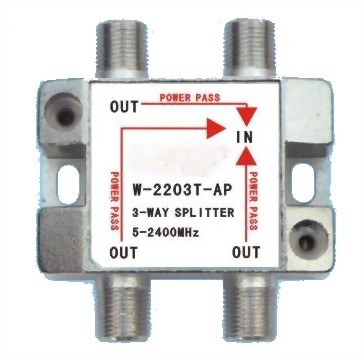 5~2400MHz SMATV 3-WAY SPLITTER