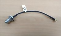 TNC JACK BULKHEAD To R/A MCX PLUG FOR RG-174/U CABLE