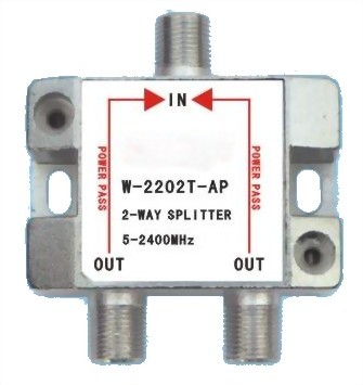 5~2400MHz SMATV 2-WAY SPLITTER 5~2400MHz SMATV 2-WAY SPLITTER