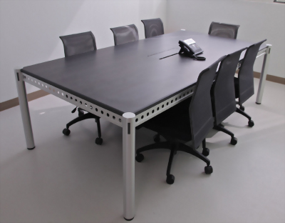 鋁合金方形會議桌-美耐板面