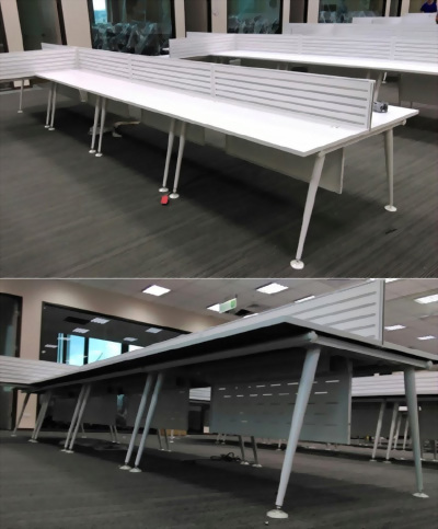 AII獨立桌加3CM桌上屏