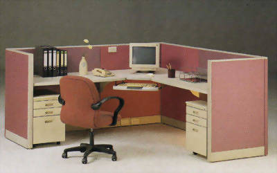 6cm鋼製布面屏風-3