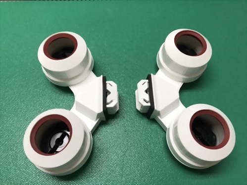 防水接頭 T8-3雙頭防水燈座