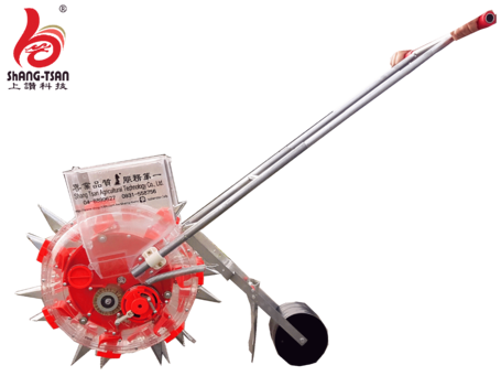 上讚手推式播種施肥機 (7嘴)---手推式播種兼施肥 滾輪點播機 輪播機