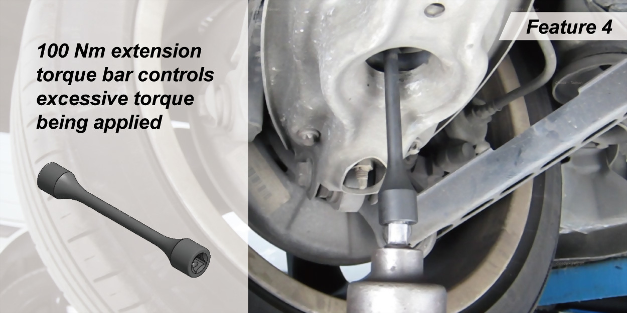 Coil spring compressor for wishbone multilink suspension