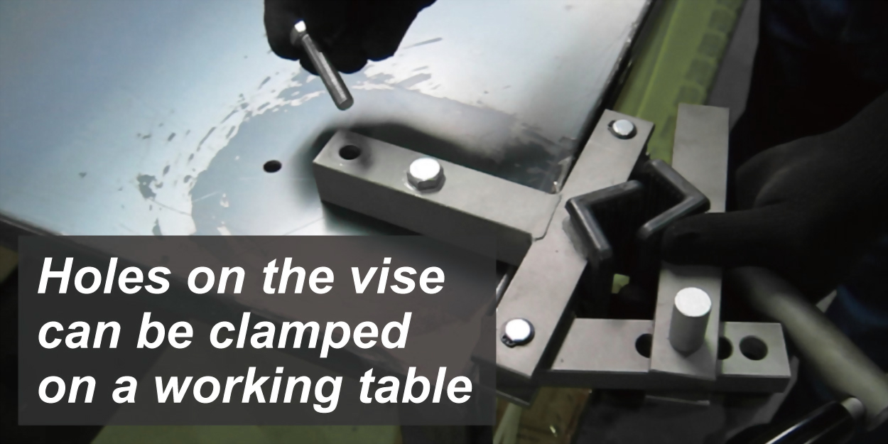 vise can be fixed on table
