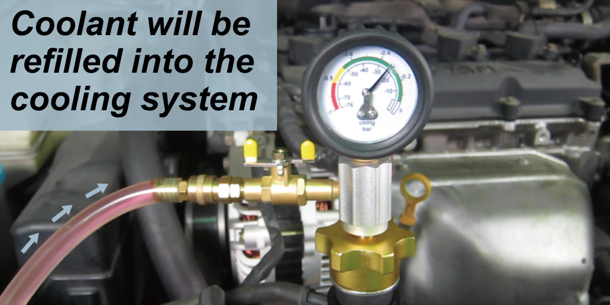 Coolant refill for Renault
