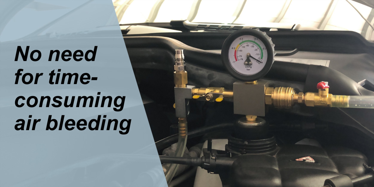 engine coolant system bleeding process