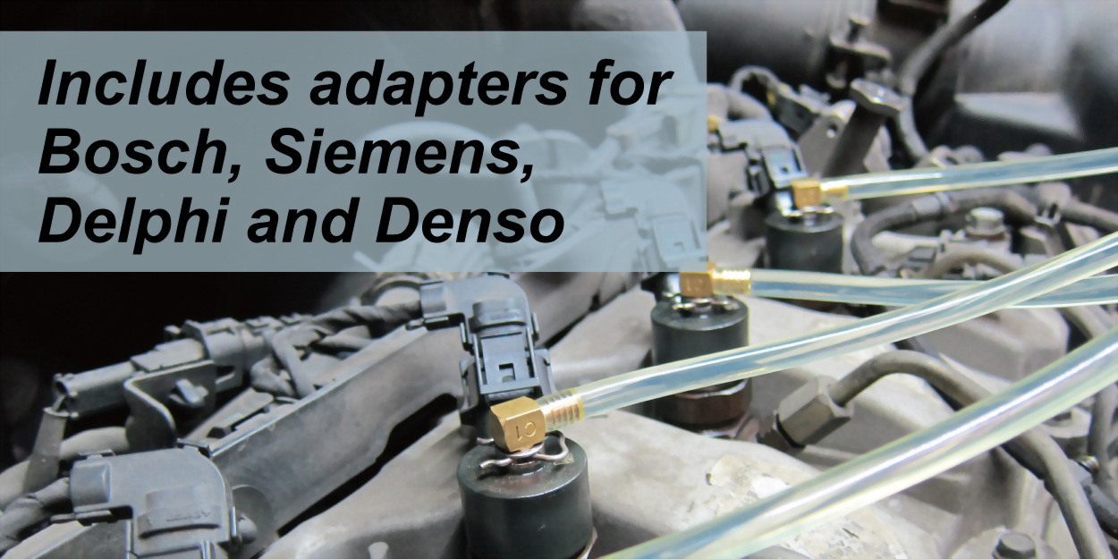 adaptors for Bosch, Siemens, Denso and Delphi common rail injectors