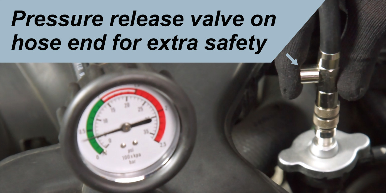 pressure test for radiator on subaru