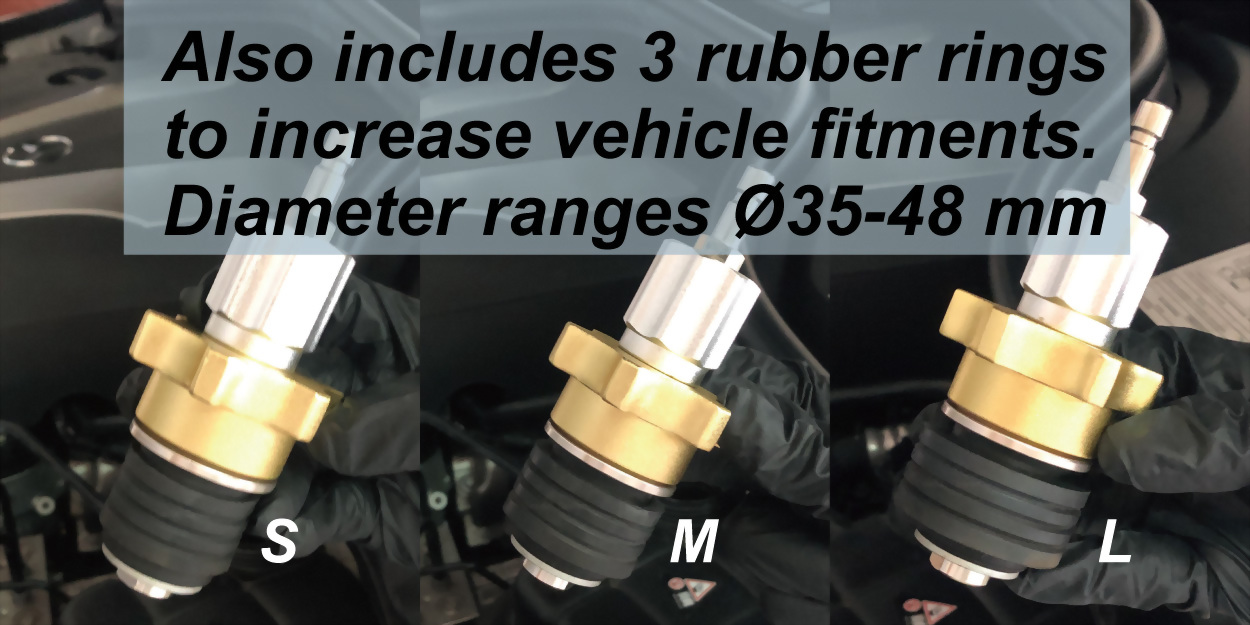 Expansion tank cap for Volkswagen, Opel, Volvo and Fiat