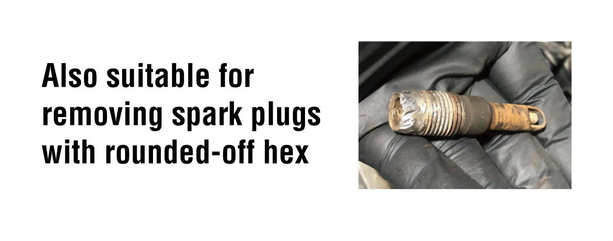 how to remove spark plugs with damaged hex rounded off hex deformed hex