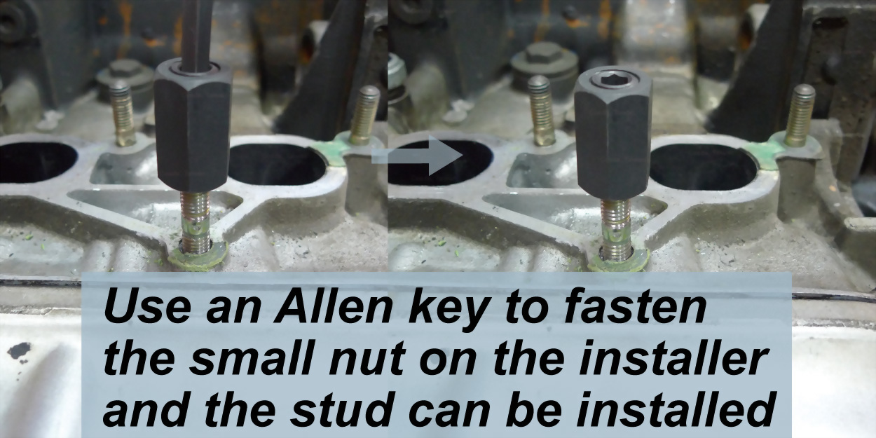 standard size fraction stud remover tool