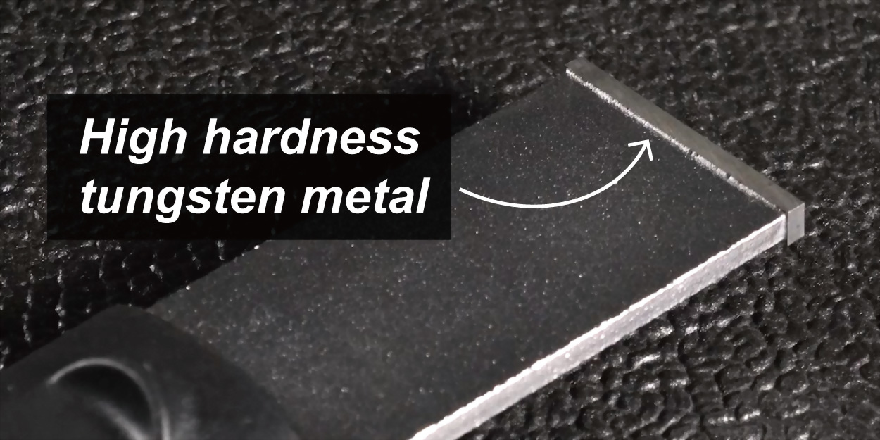 tungsten high hardness metal scraper
