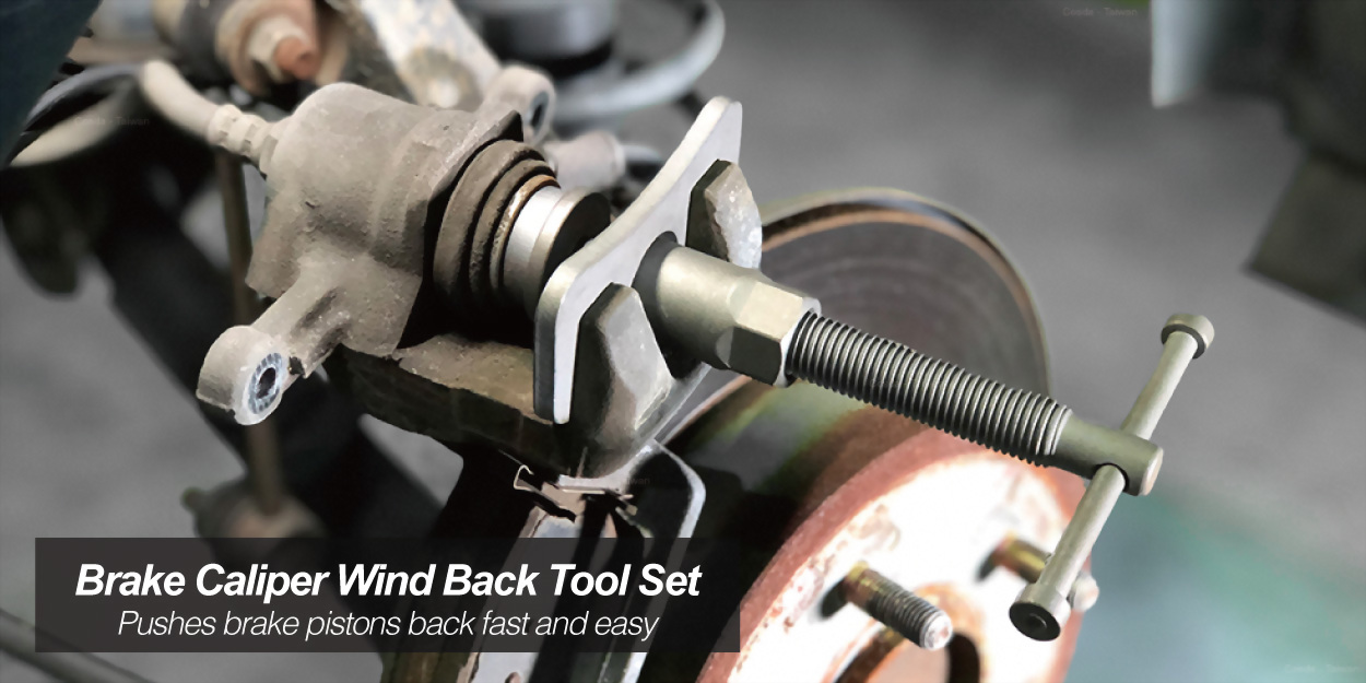 Cosda - Disc Brake Caliper Tool Set for Winding Back Brake Piston