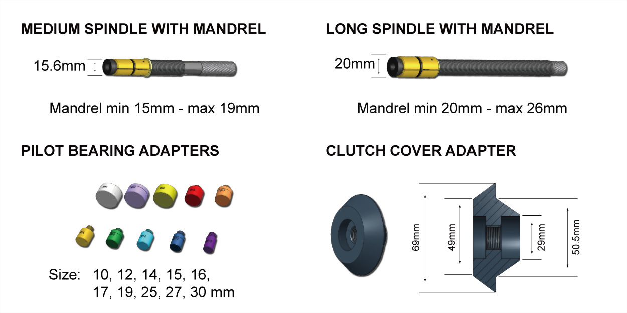 Cosda - Universal Clutch Alignment Tool Set