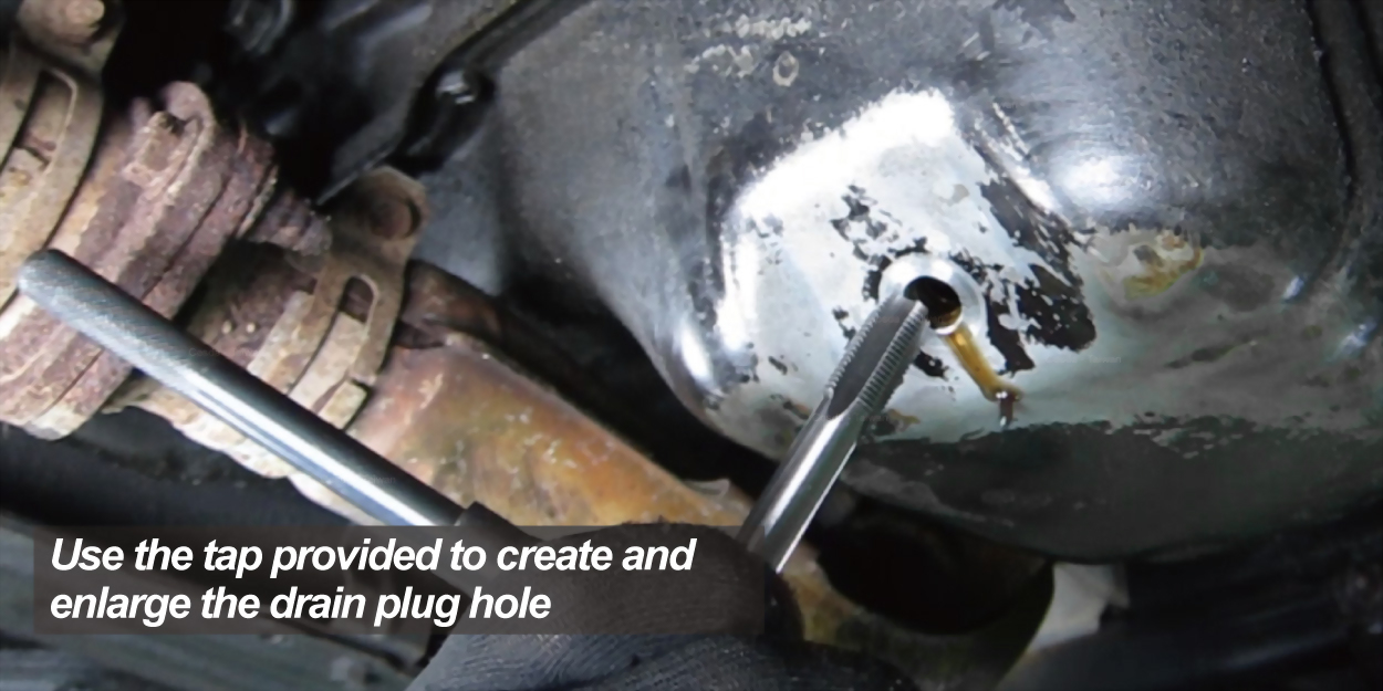 oil drain plug repair tool for Citroen