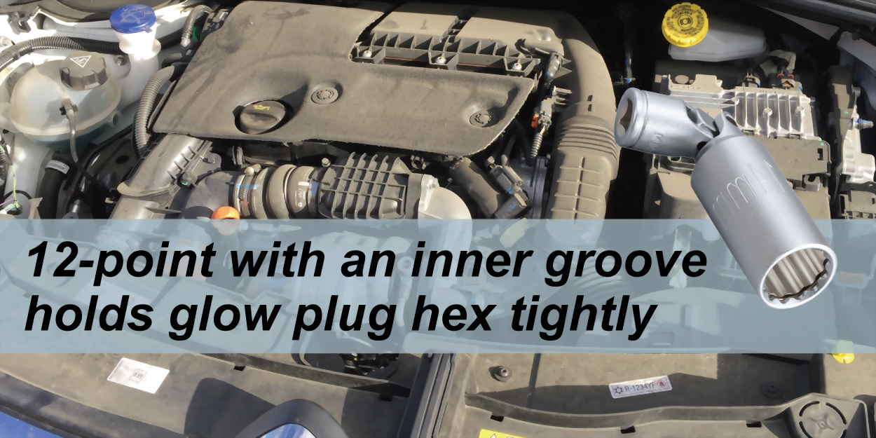 12 point glow plug socket