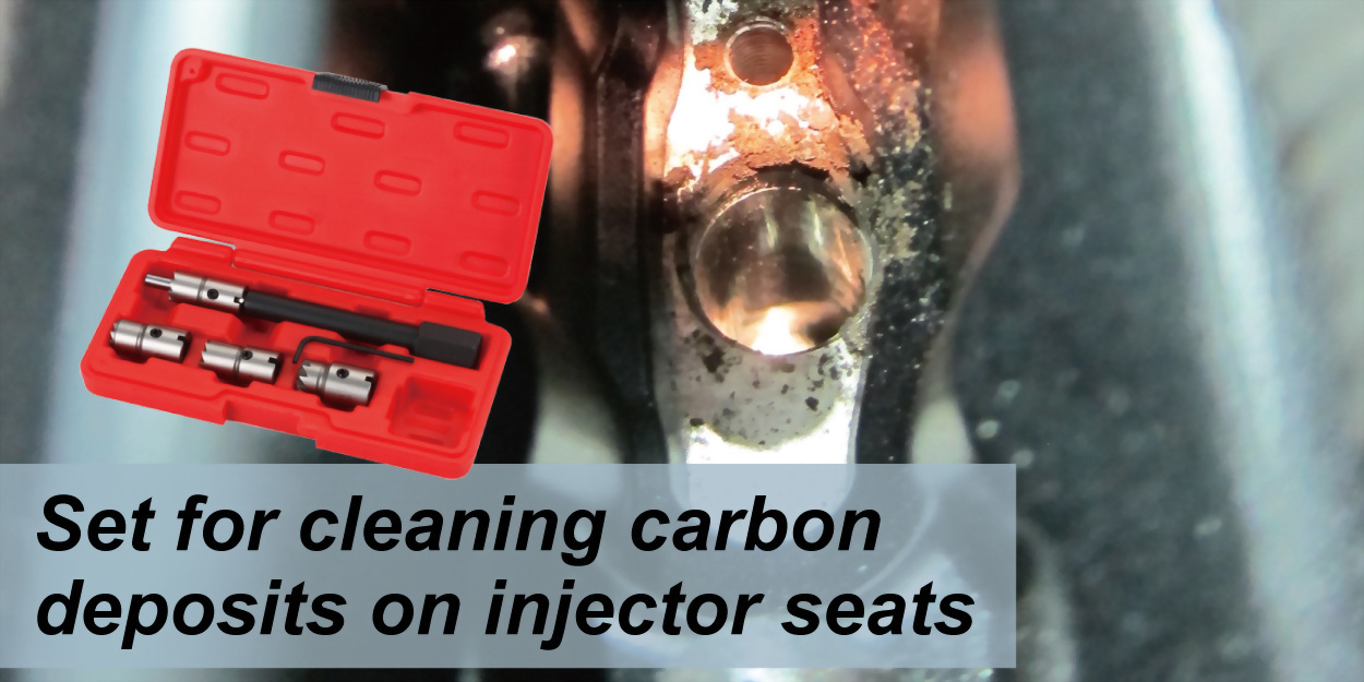 Diesel Injector Seat Cutter Set Injector Re-Face Tool Flat Angled Reamer