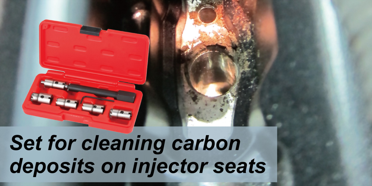 Diesel Injector Seat Cutter Set Injector Re-Face Tool Flat Angled Reamer