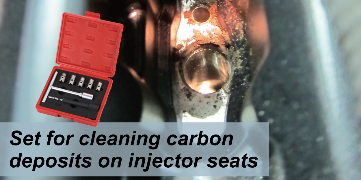 Diesel Injector Seat Cutter Set Injector Re-Face Tool Flat Angled Reamer