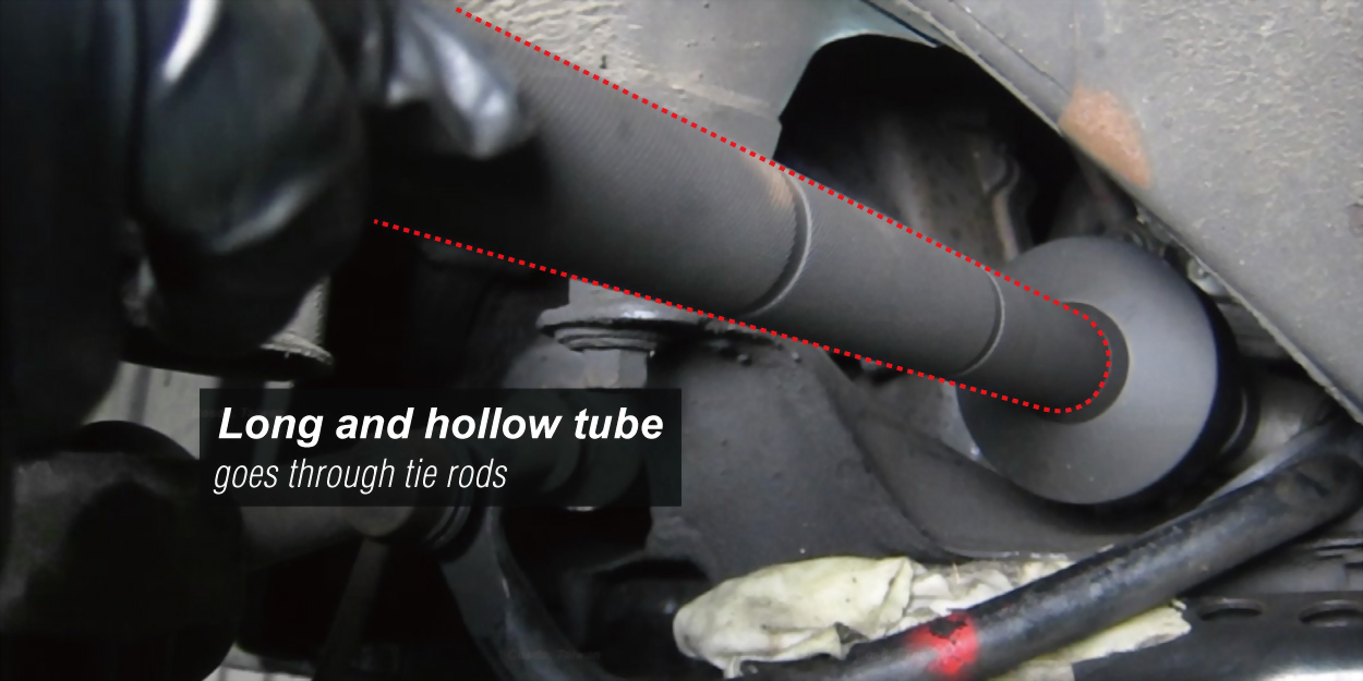 tie rod Forged steel construction for durability