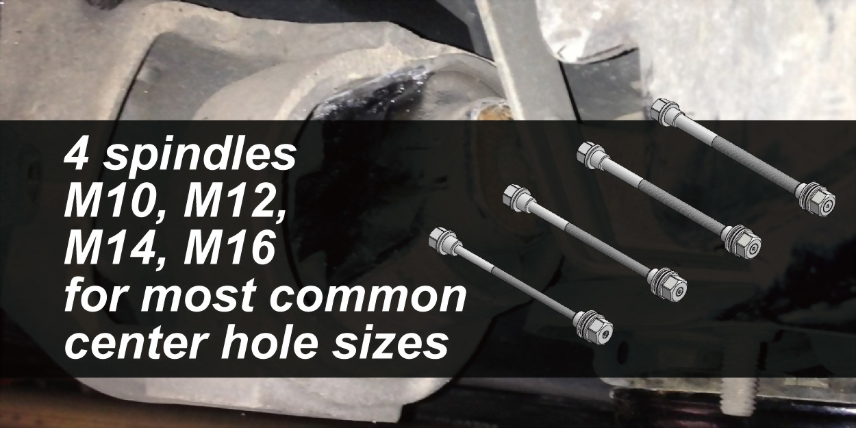 tool for replace bushings, axles and bearings