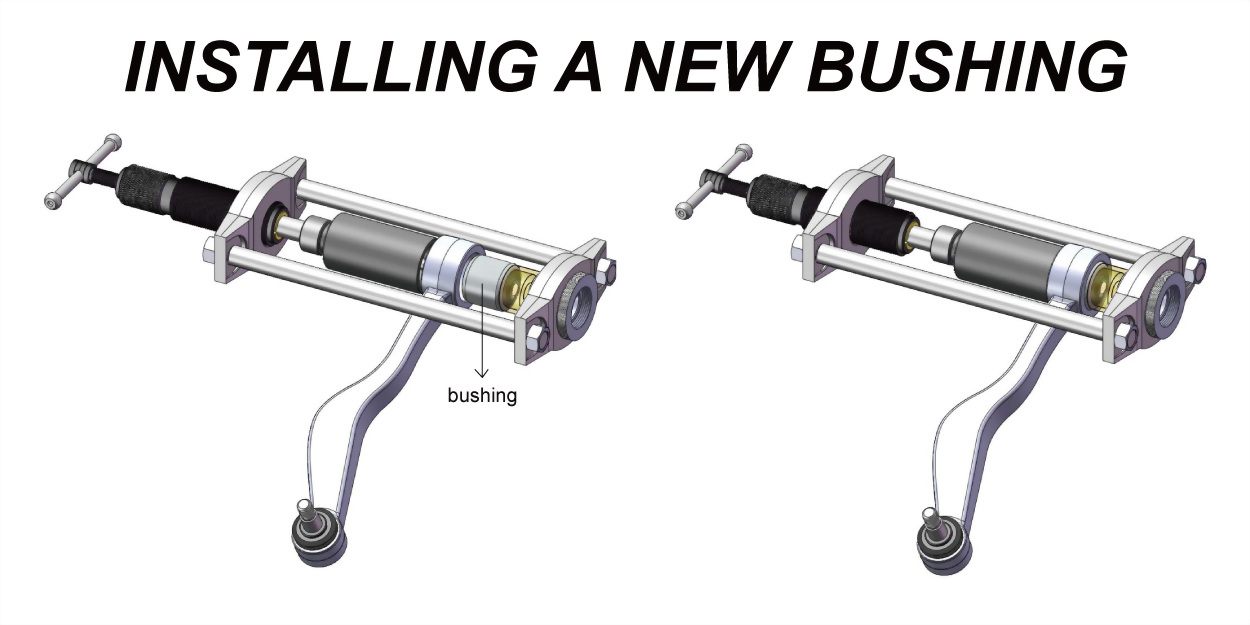 on-car Bushing Press tool