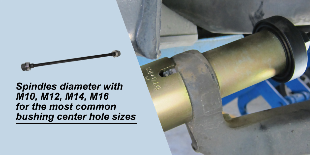 Tool for removing suspension bushings